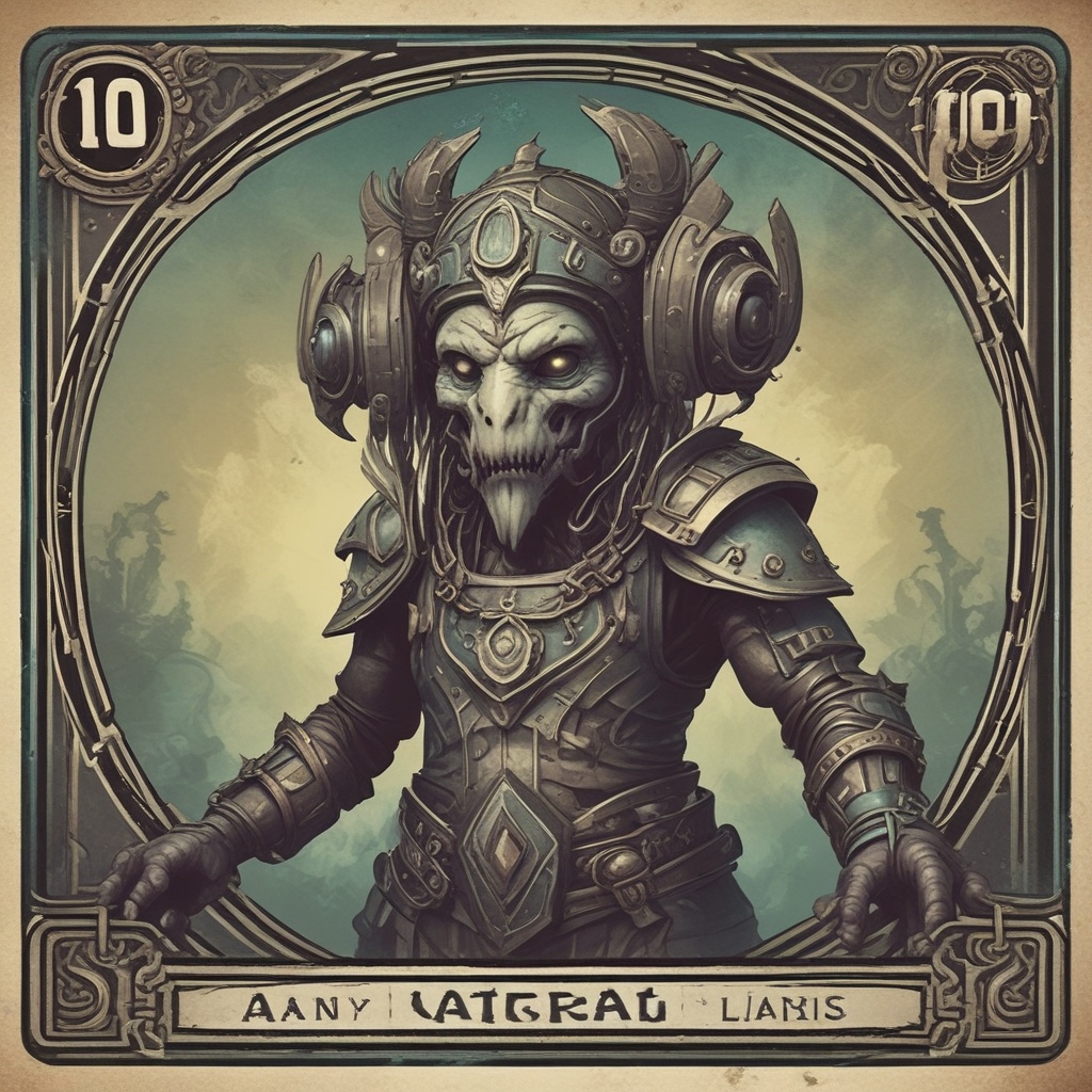 Trading card representing Card 10