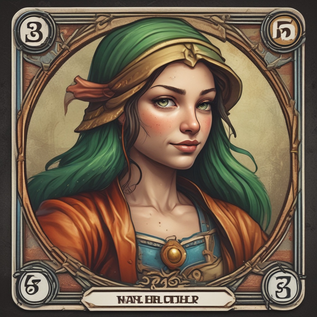 Trading card representing Card 35