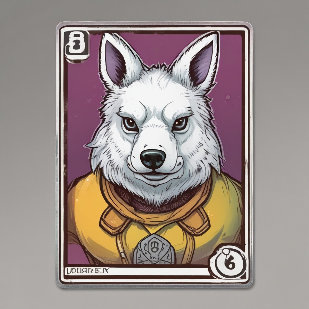 Trading card representing Card 6