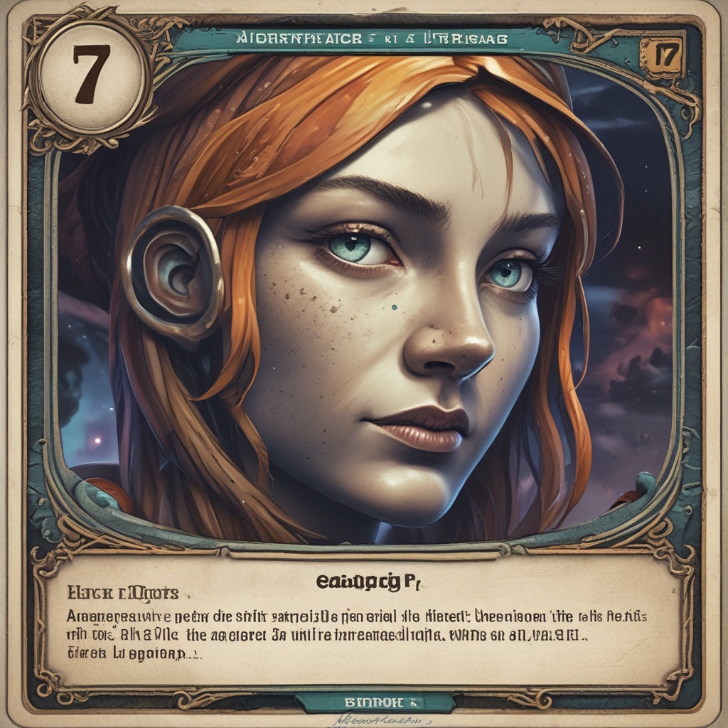 Trading card representing Card 7