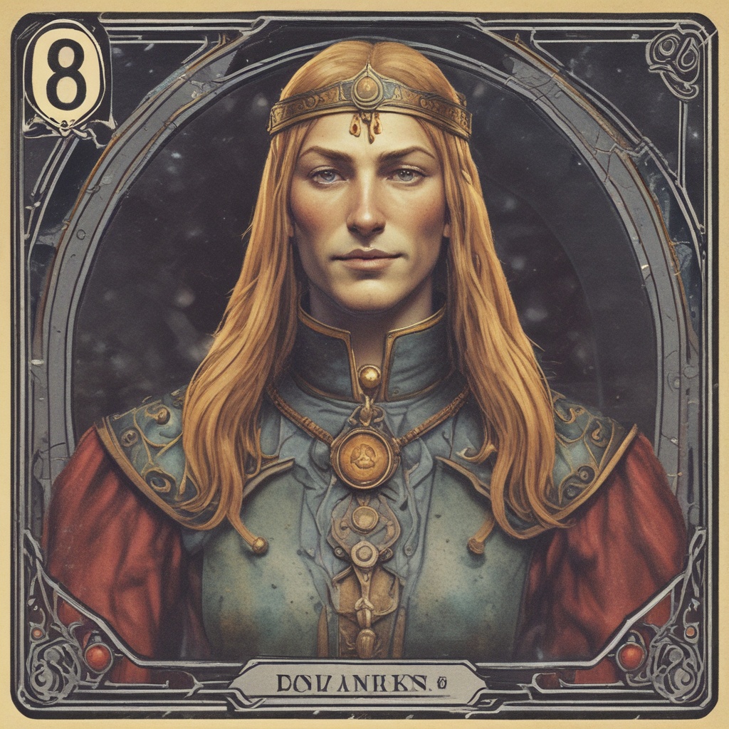 Trading card representing Card 8